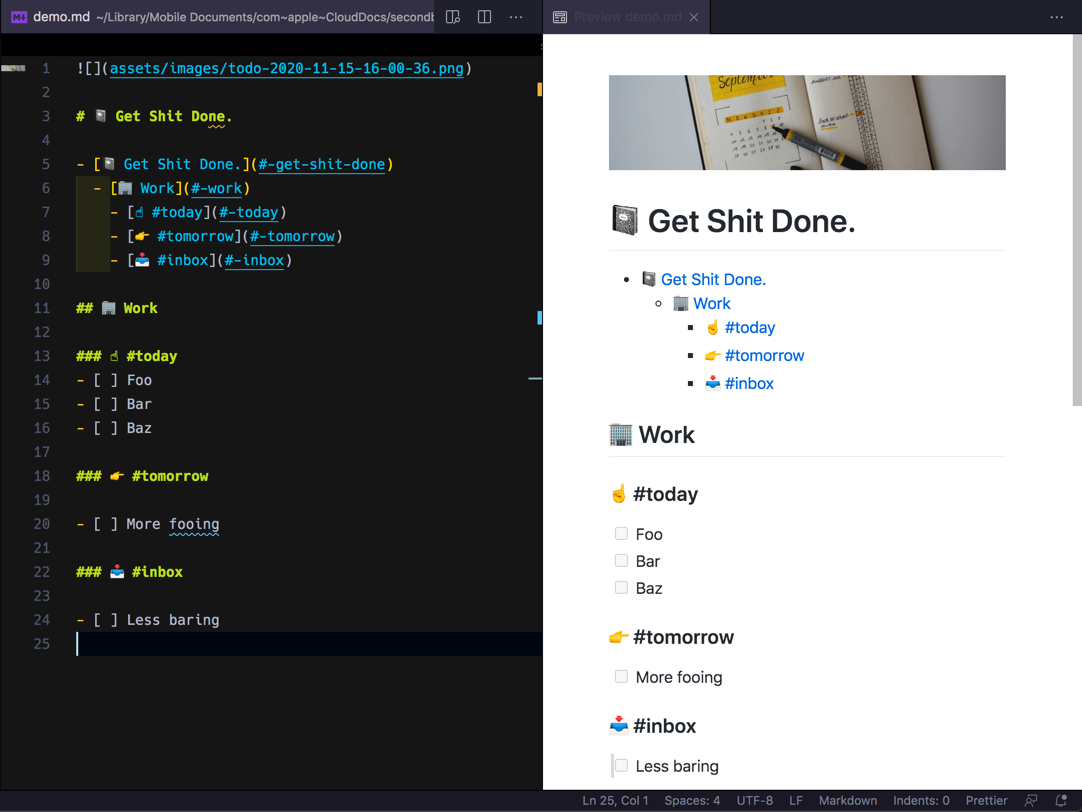 Github Markdown Preview